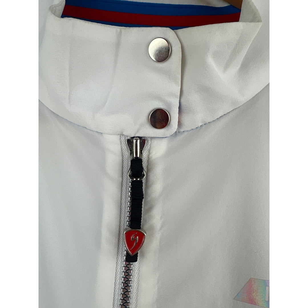 PGA West INEOS Mens Jacket White Performance Windbreaker Size L