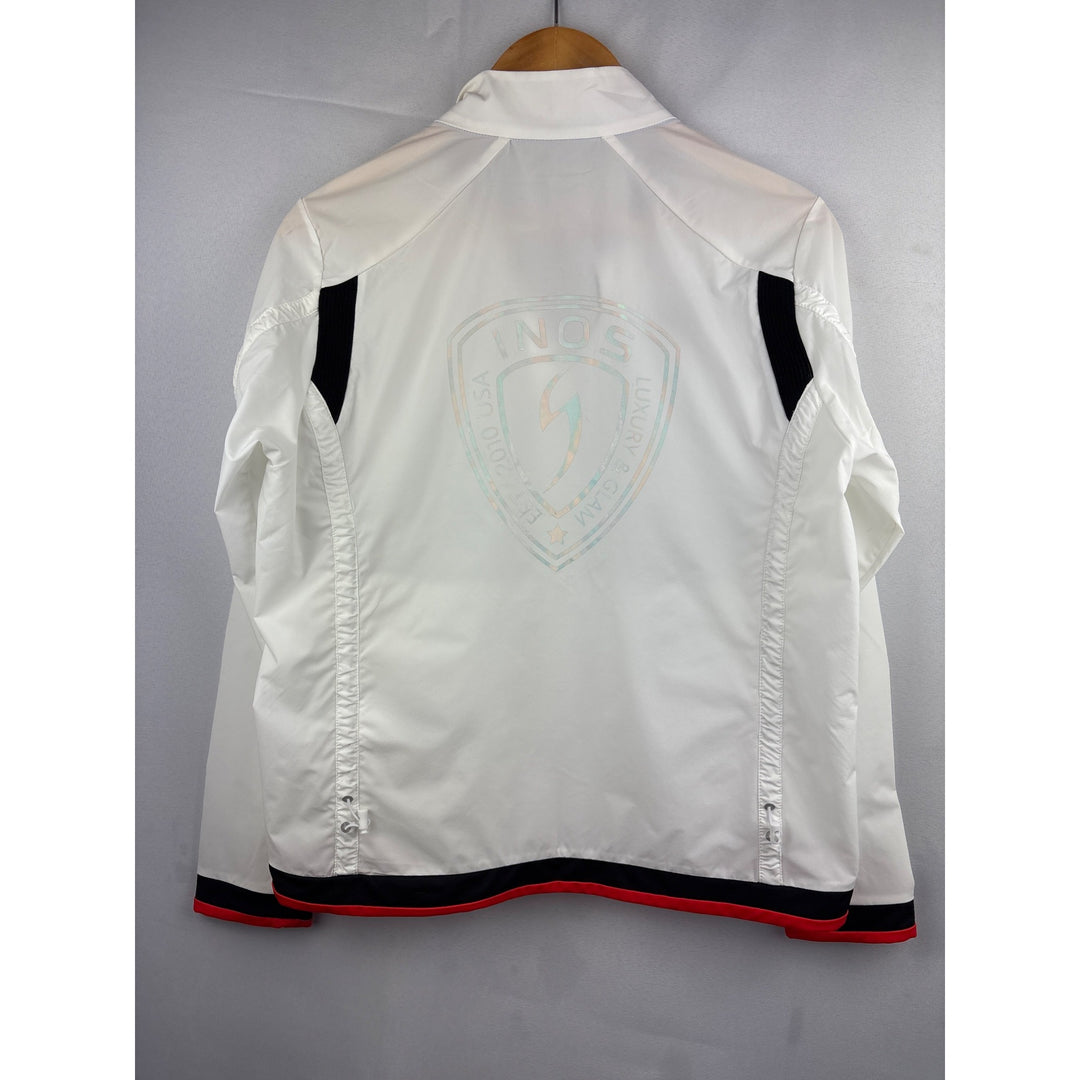 PGA West INEOS Mens Jacket White Performance Windbreaker Size L