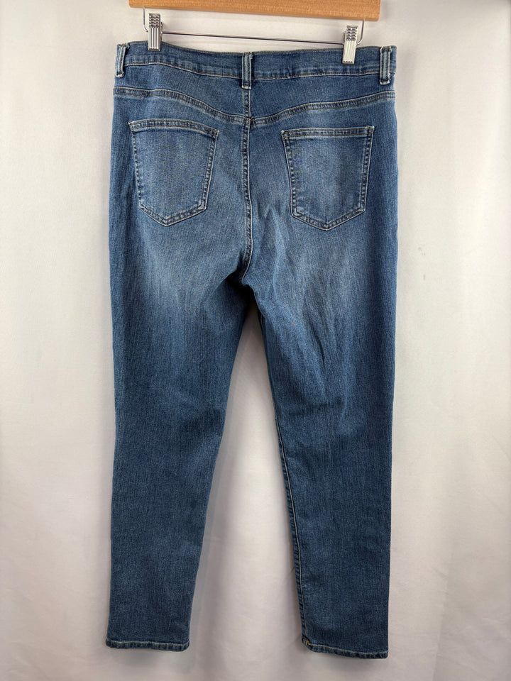 Women’s Style&Co Size 12 Medium Was Blue Slim Leg Jeans