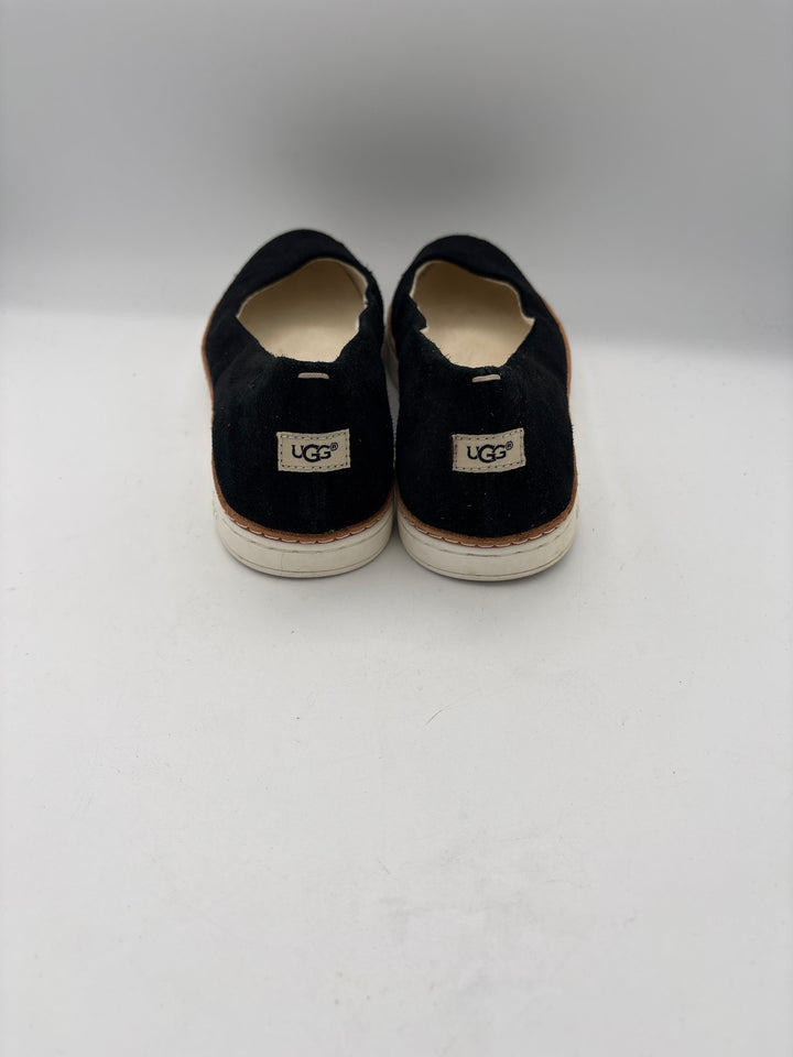 Women’s UGG Size 8 Black Suede Ballet Flats