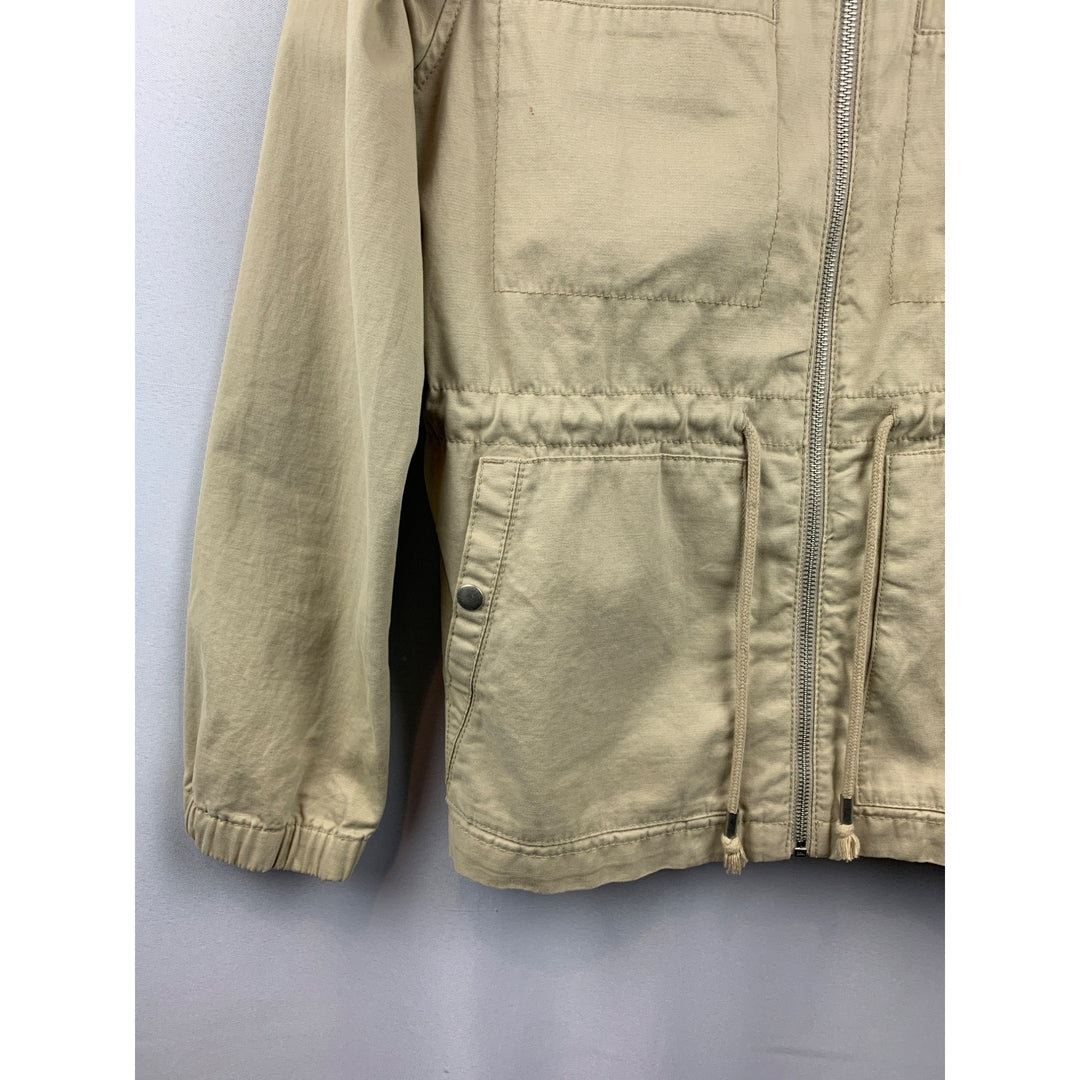 Women's GAP Beige Jaw String Coat Size M