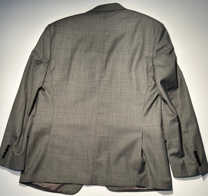 Lauren Ralph Lauren Men’s 42R Gray Wool Blend Suit Windowpane Check 36x30
