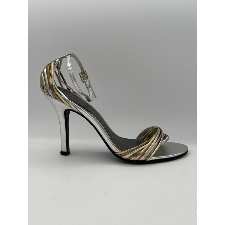 Chinese Laundry Womens Metallic Strappy High Heels Size 7M