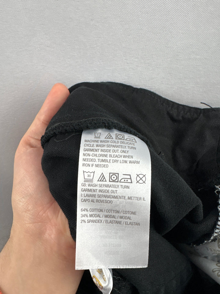 Women’s Belle Kim Gravel Size 16 Black Straight Leg Jeans