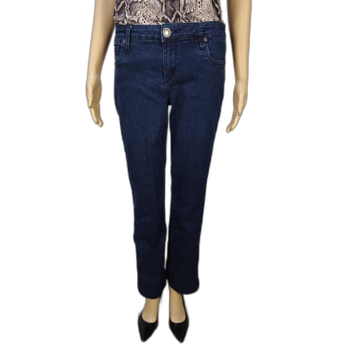 Karen Baby Bootcut Jeans - Women's Size 8 Dark Wash Denim