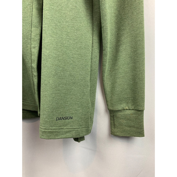 Women’s DanSkin Green Wrap Around Shirt Size M