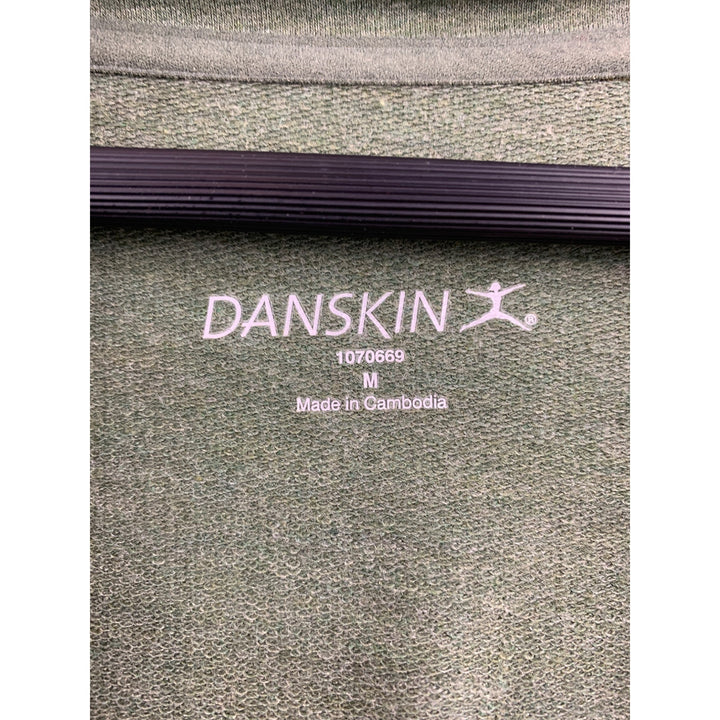Women’s DanSkin Green Wrap Around Shirt Size M