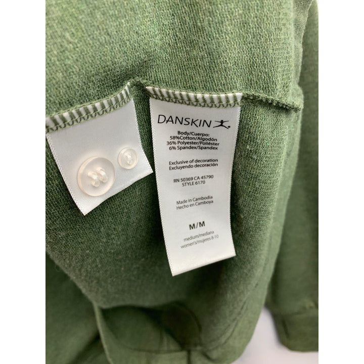 Women’s DanSkin Green Wrap Around Shirt Size M