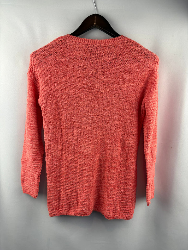 Women’s Calvin Klein Jeans Small Salmon Knit Sweater