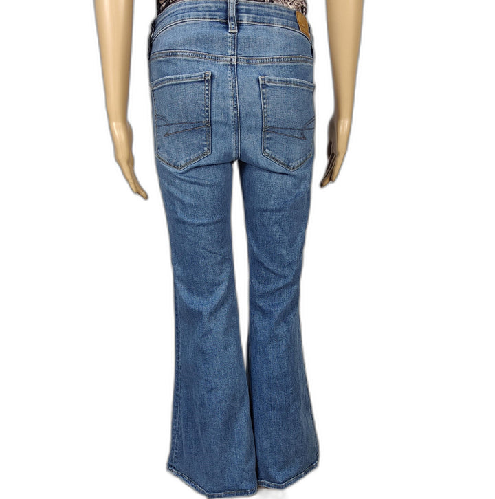 American Eagle Next Level Stretch Flare Jeans - Size 6 Short