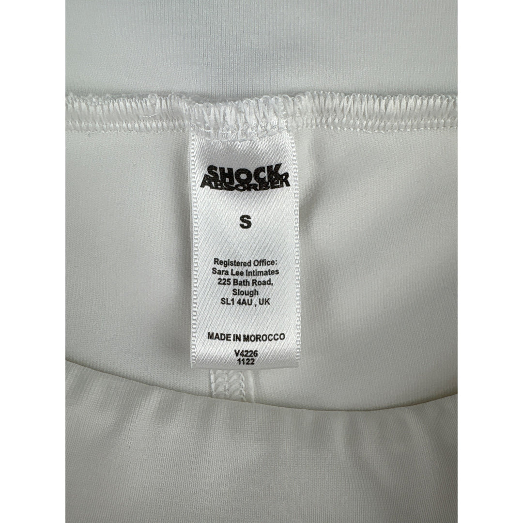 Shock Absorber Womens White Athletic Skort S Nylon & Spandex Blend