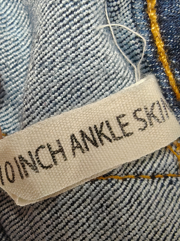 Womens Rag &amp; Bone Skinny Jeans Blue Size 24