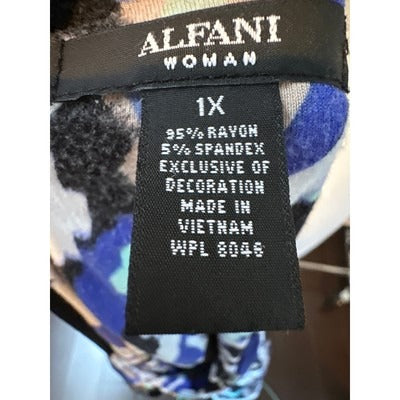 Alfani Woman Plus Size Strappy Blouse Size 1X