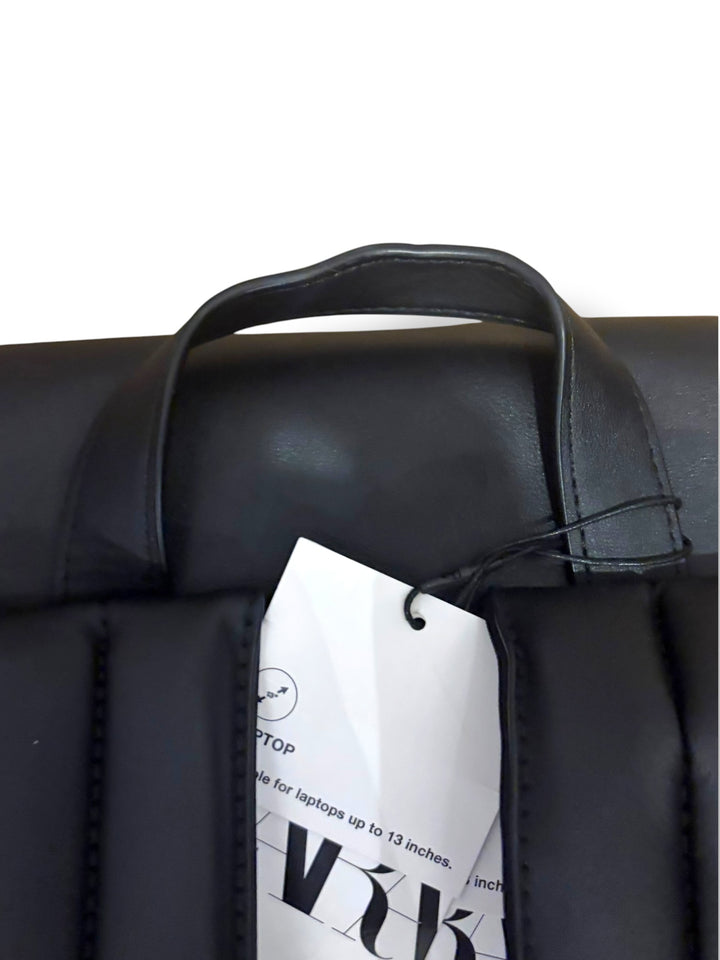 Zara Black Laptop Backpack Work Bag NWT – Quiet Luxury Minimalist