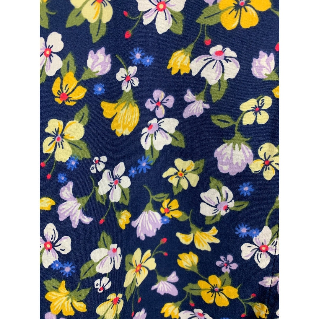 Old Navy Womens Floral Print Blouse S Cotton & Modal Blend