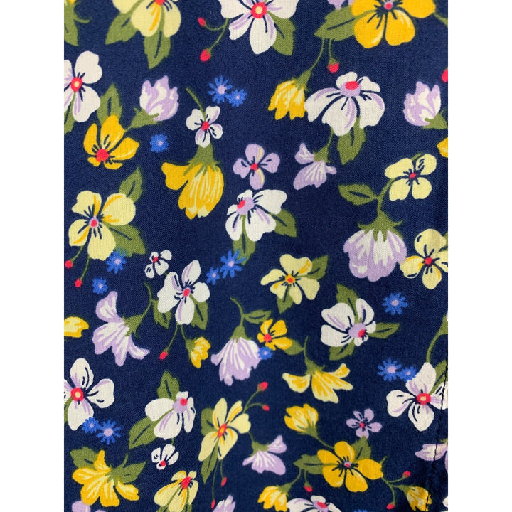 Old Navy Womens Floral Print Blouse S Cotton & Modal Blend