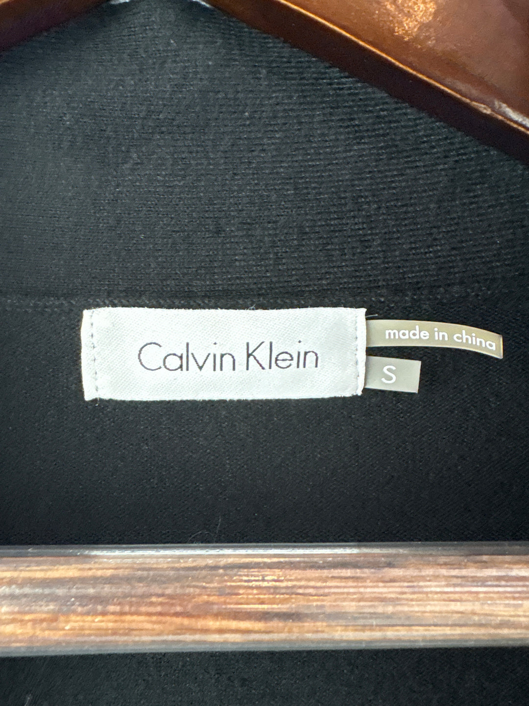 Women’s Calvin Klein Small Black Cropped Cardigan