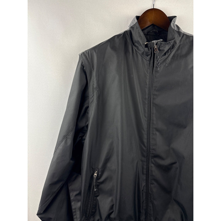Men’s Vintage Cutter & Buck Large Grey & Black Windbreaker