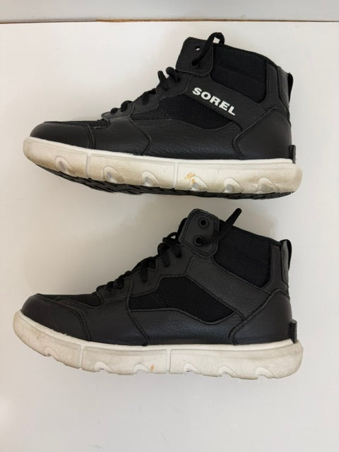 Sorel Explorer II Sneaker Mid WP Waterproof High Tops Black Sz10