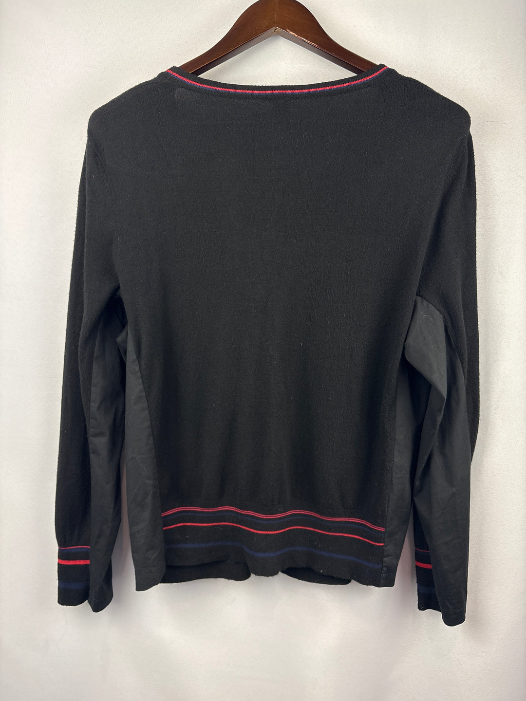 Women’s Wendy Trendy XXL Black Cardigan w/ Red Accents