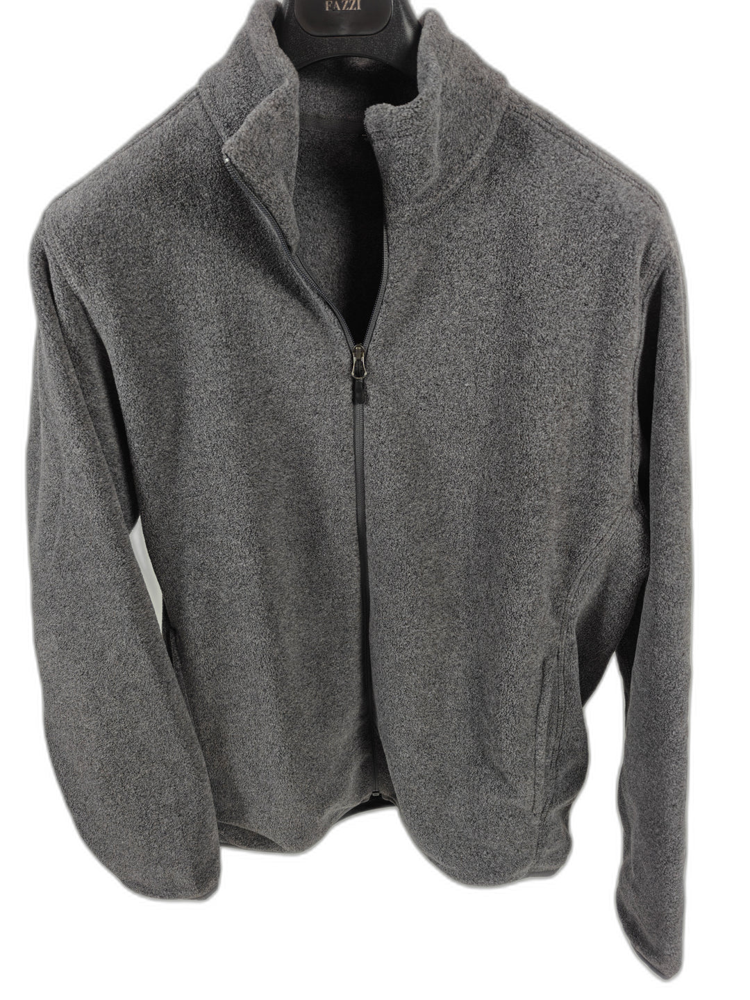 Men’s Uniqlo Full Zip Fleece Jacket Gray XL