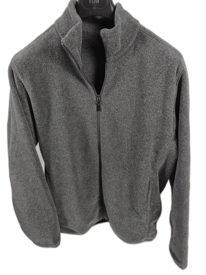 Men’s Uniqlo Full Zip Fleece Jacket Gray XL