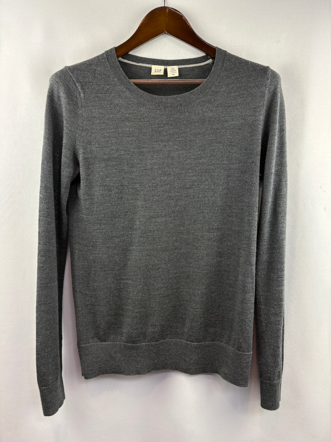 Women’s GAP Small Dark Gray Wool Crewneck