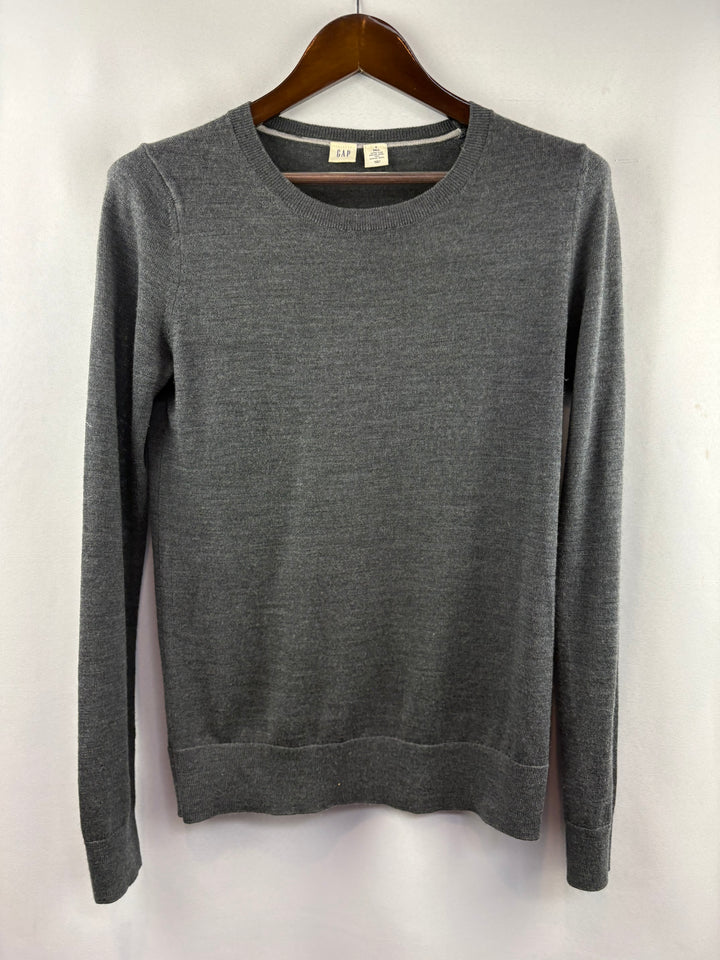 Women’s GAP Small Dark Gray Wool Crewneck