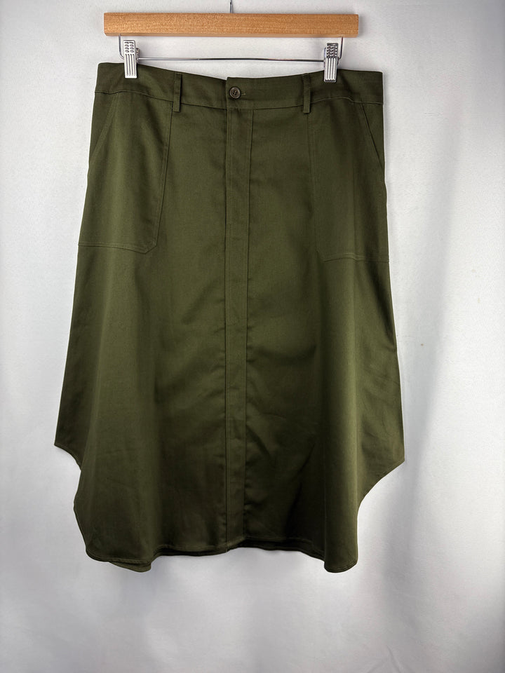 Women’s Carla.Rockmore The Drop Large Dark Green Midi Skirt