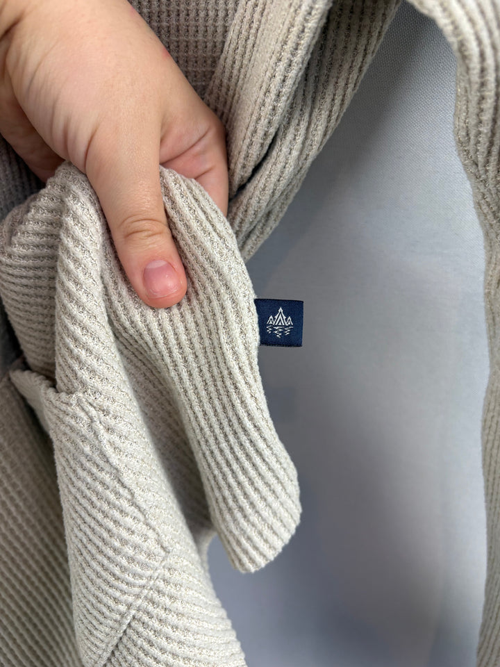 Men’s Rainforest Medium Beige Waffle Hoodie