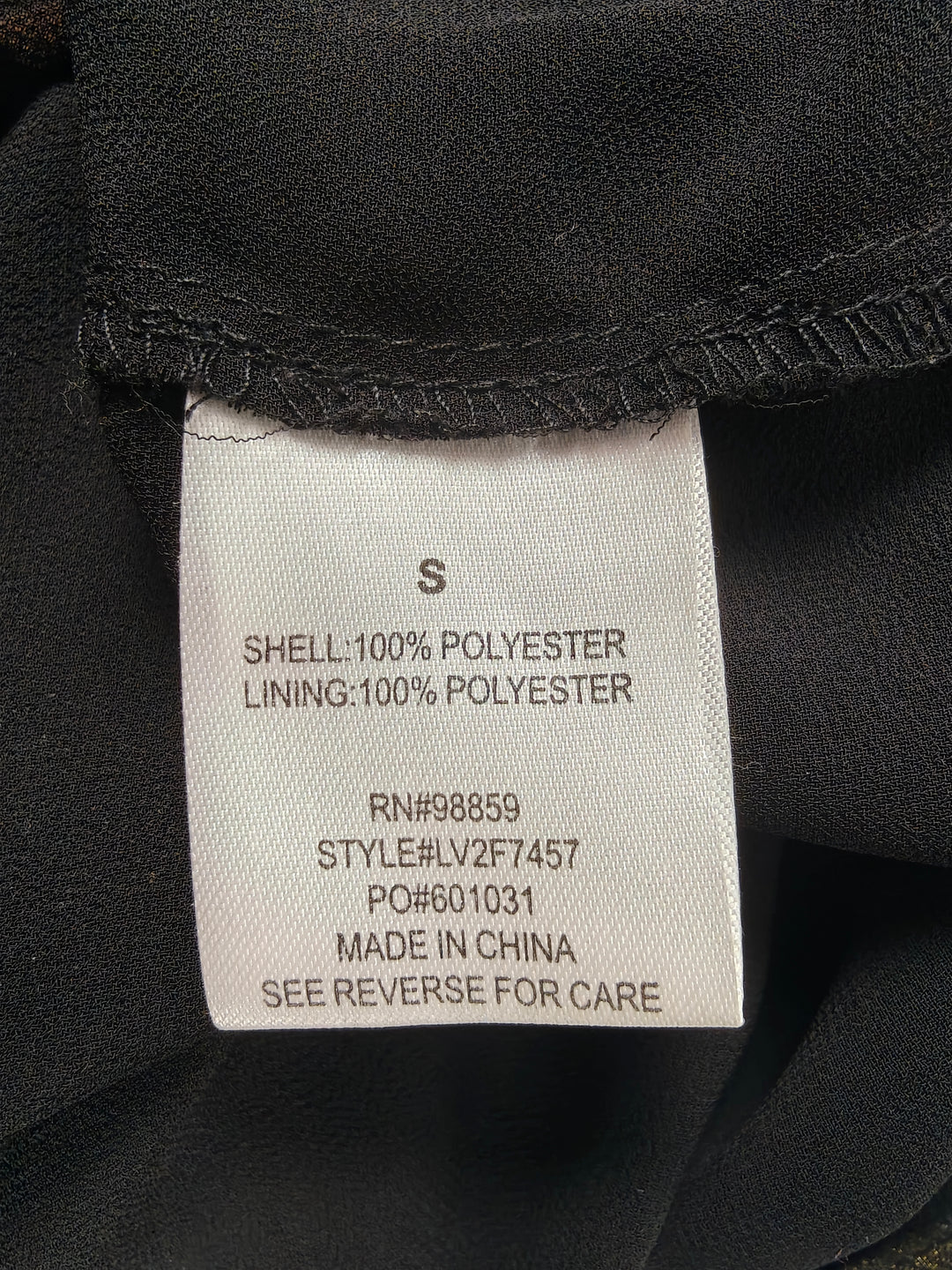 Women’s Olive &amp; Oak Tunic Blouse Black Small