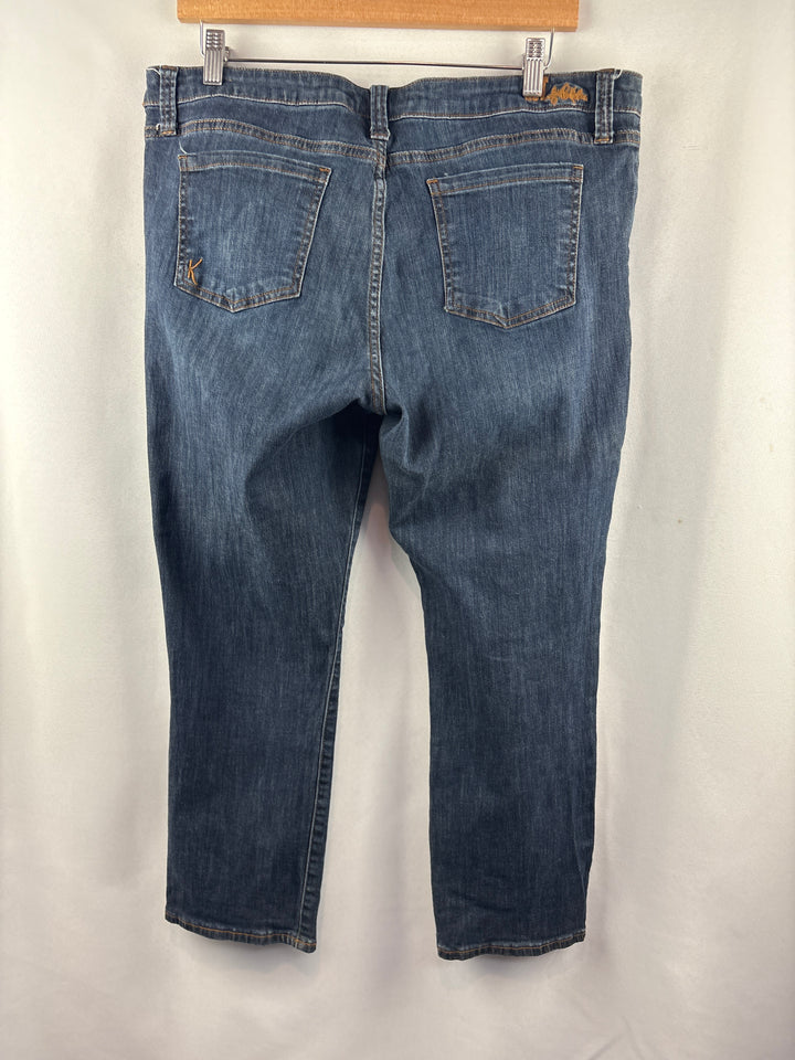 Women’s Kut from the Kloth Size 14 Dark Wash Blue Skinny Jeans