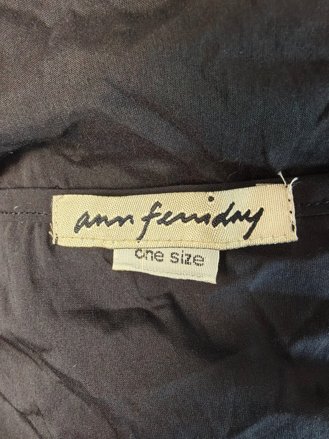 Womens Ann Ferriday Blouse Black One Size
