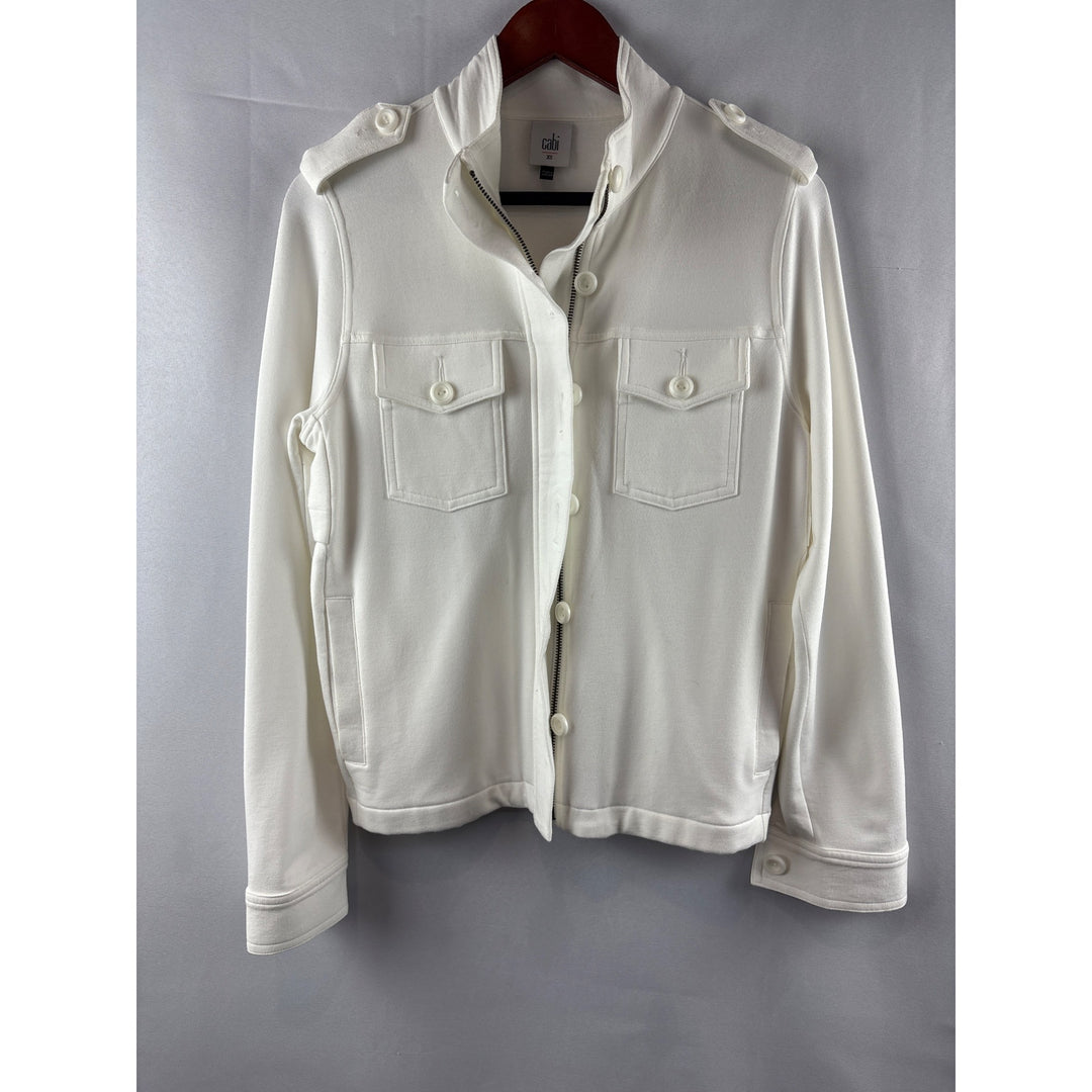 Women's Size XS Cabi Lighthouse Jacket White