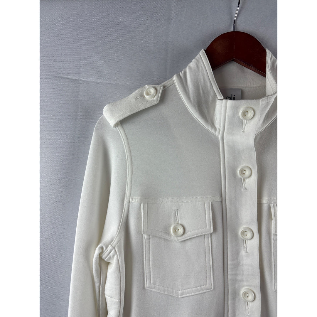 Women's Size XS Cabi Lighthouse Jacket White