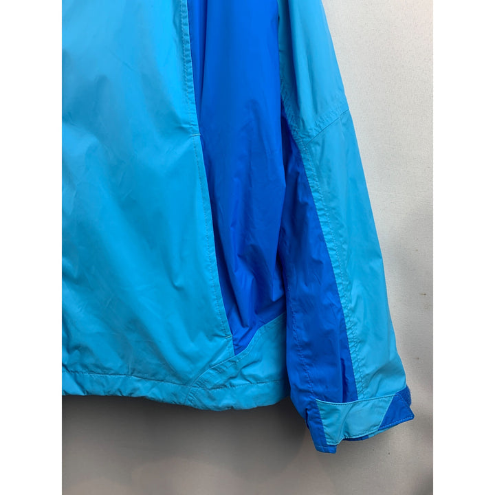 Women’s Columbia Blue Rain Jacket Size 1X