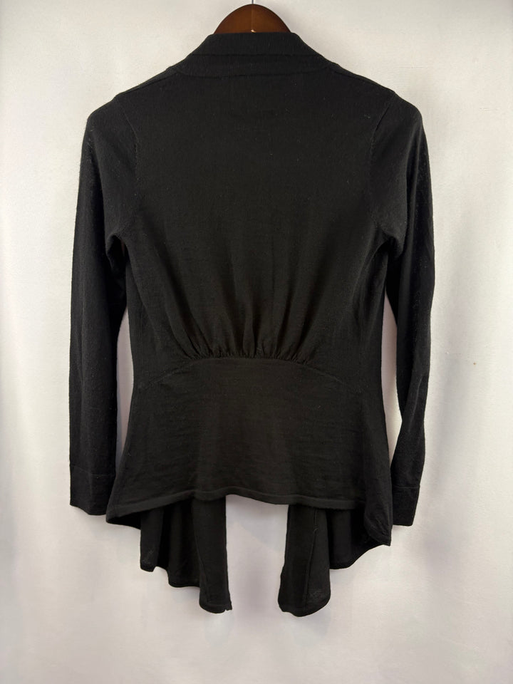 Women’s Víctor Alfaro Small Black Wool Cardigan