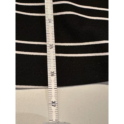 Hutch Eleanor Midi Short Sleeve Black/White Dress Size Small