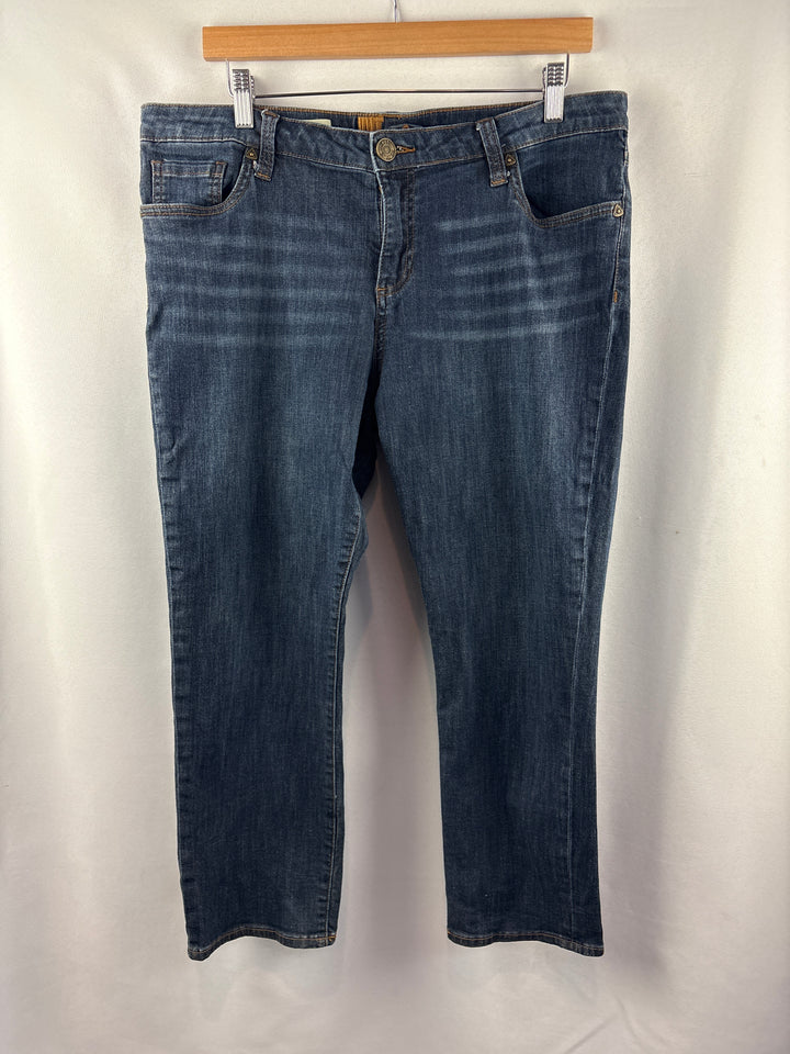 Women’s Kut from the Kloth Size 14 Dark Wash Blue Skinny Jeans