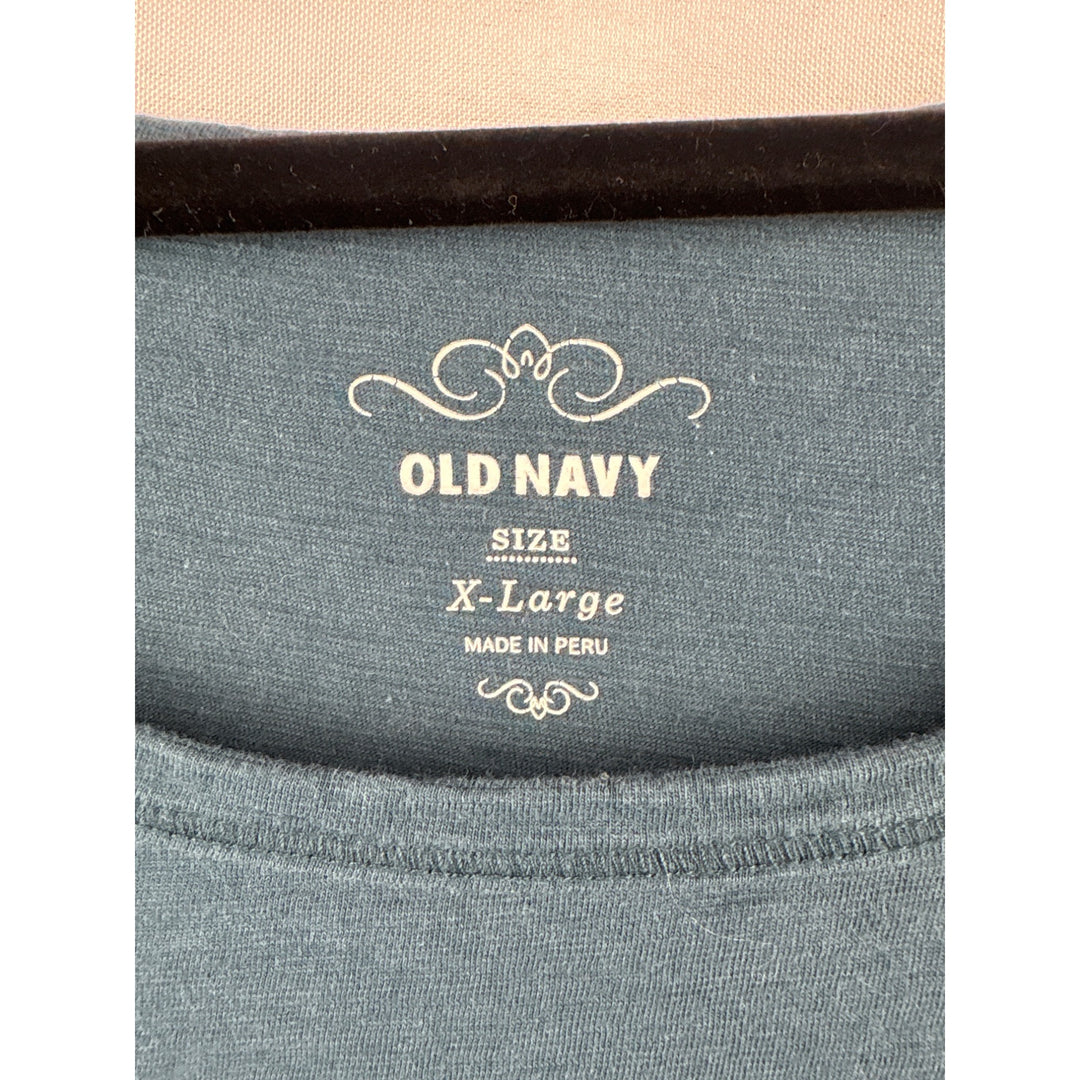 Old Navy Womens X-Large Heart Knot Graphic Long Sleeve Tee
