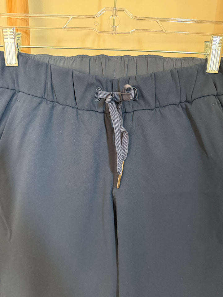 Lululemon Navy Drawstring Tapered Crop Pants