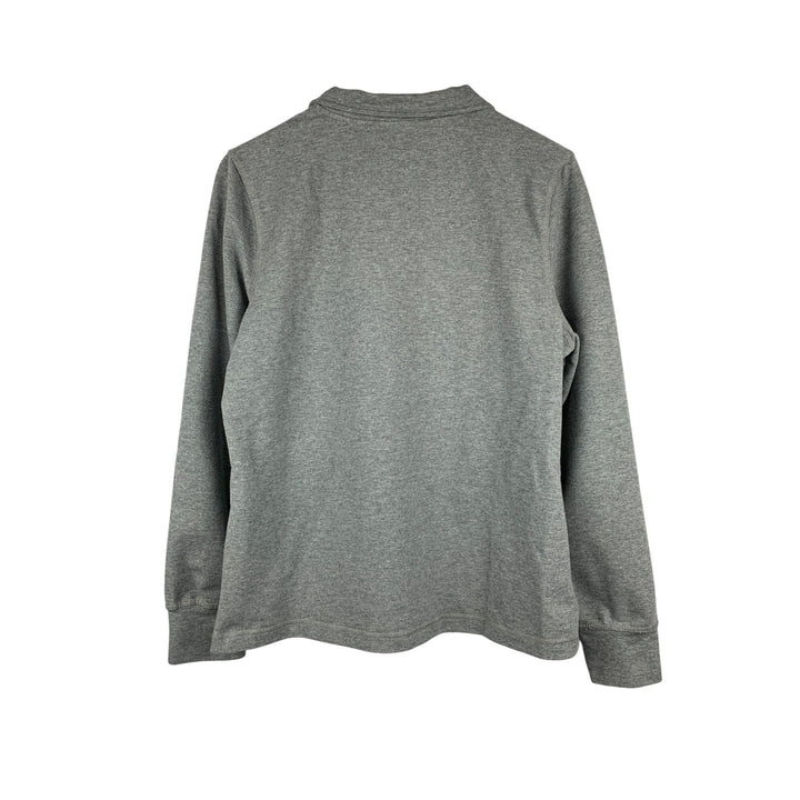 Danskin Now Gray Full-Zip Jacket L/G 12-14 Cotton Blend Womens Activewear