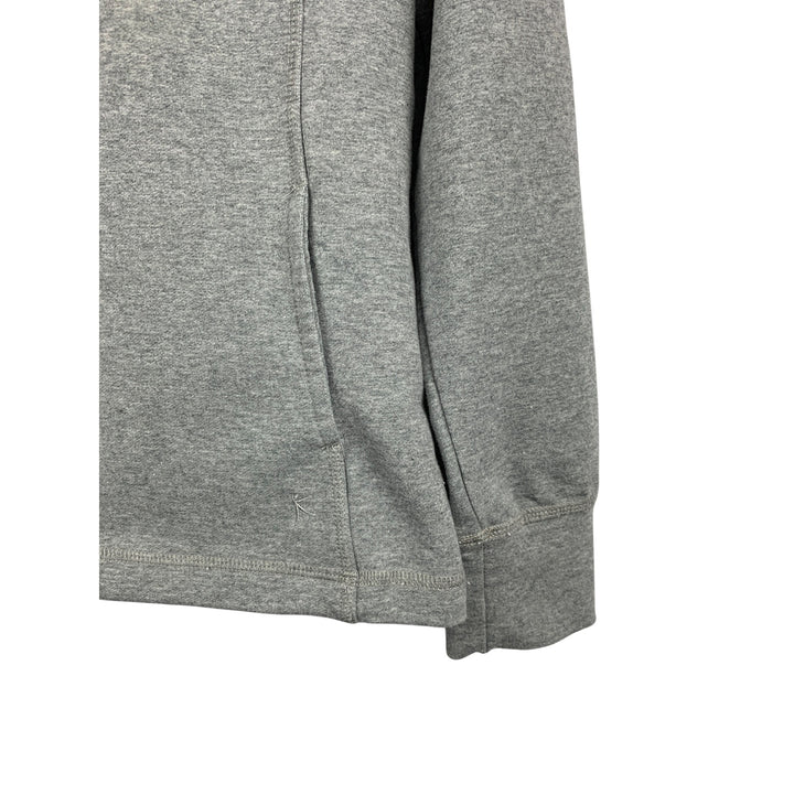 Danskin Now Gray Full-Zip Jacket L/G 12-14 Cotton Blend Womens Activewear
