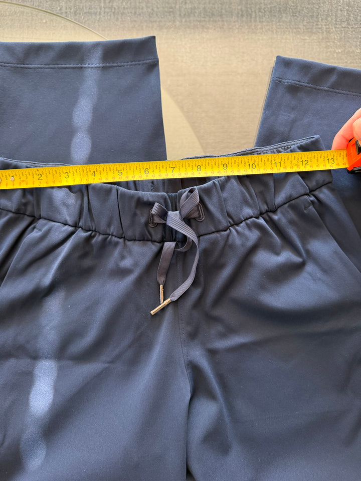 Lululemon Navy Drawstring Tapered Crop Pants