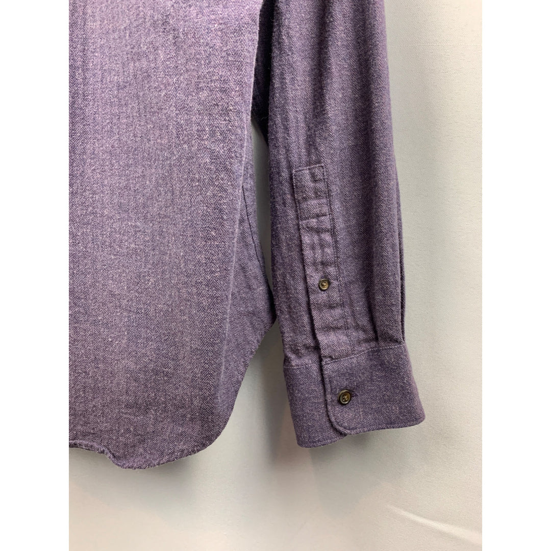 Men’s JS. A. Bank Purple Long Sleeve Button Up Shirt Size L