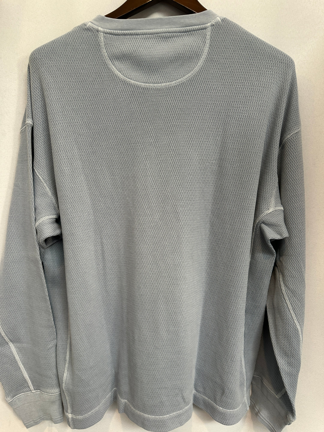 Men’s American Eagle Blue Boxy Fit Waffle Jersey Size L