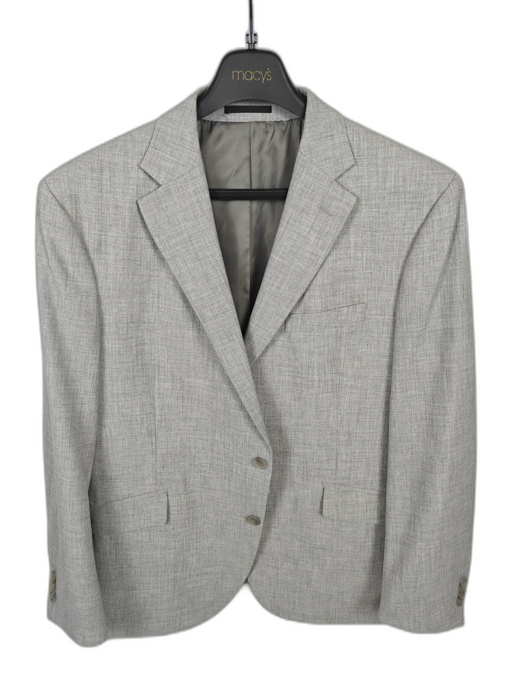 Kenneth Cole New York Men's 48R Light Gray Sport Coat Blazer Stretch Classic Fit