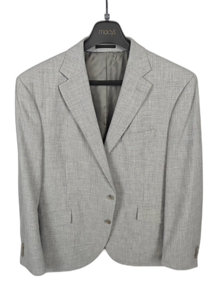Kenneth Cole New York Men's 48R Light Gray Sport Coat Blazer Stretch Classic Fit