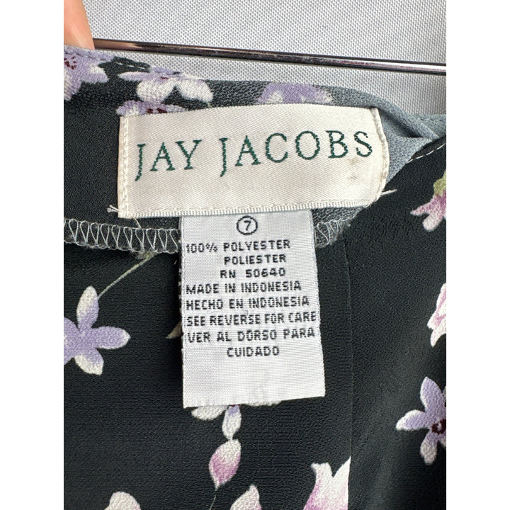 Jay Jacobs Womens Floral Gradient Skirt Size 7