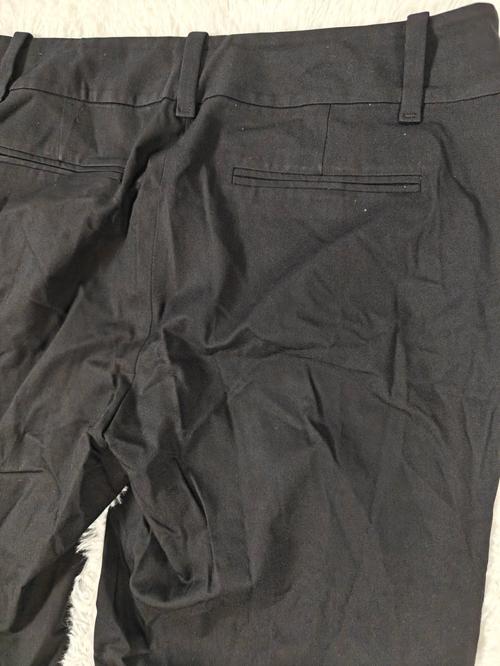 Womens Ann Taylor Trouser Pants Black Size 12T